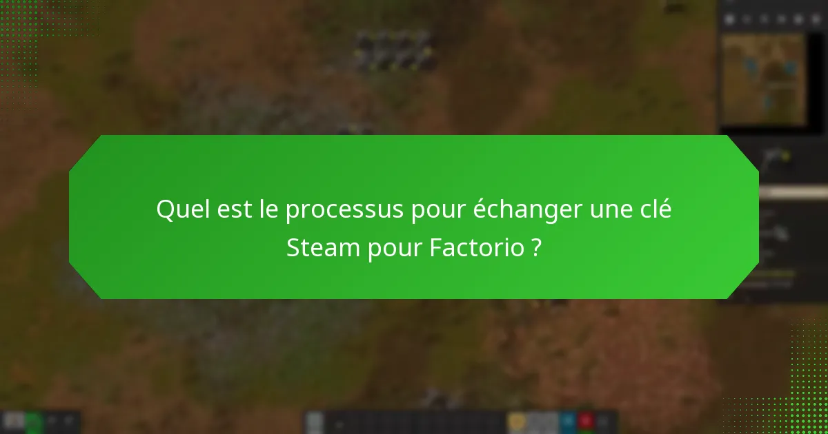 Quelles sont les considérations éthiques de la revente de clés Steam pour Factorio ?